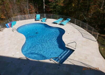 Pool w/ Roundbar Stainless Rails (Commercial)
